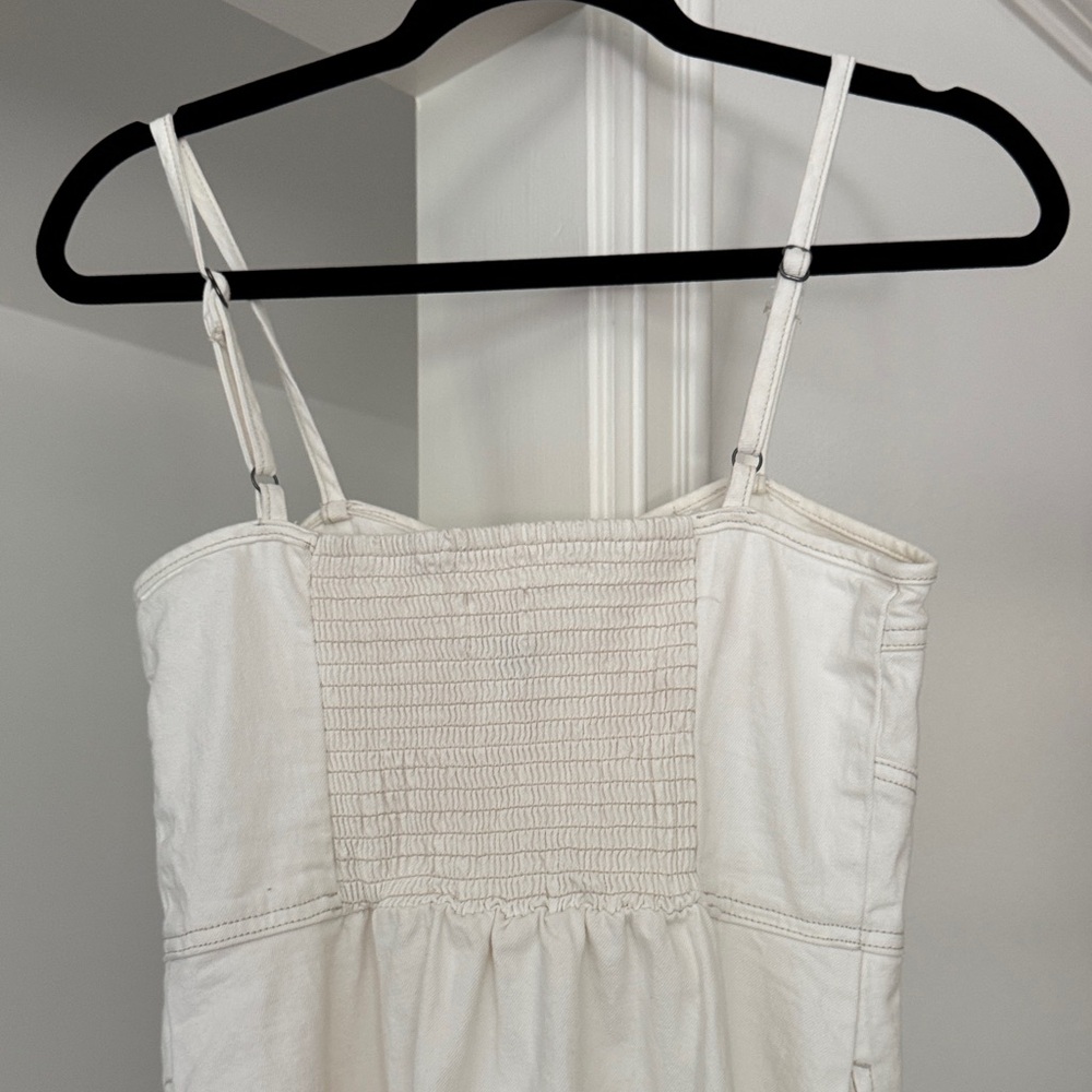 Universal Thread Off-White Denim Button-Front Mid… - image 3